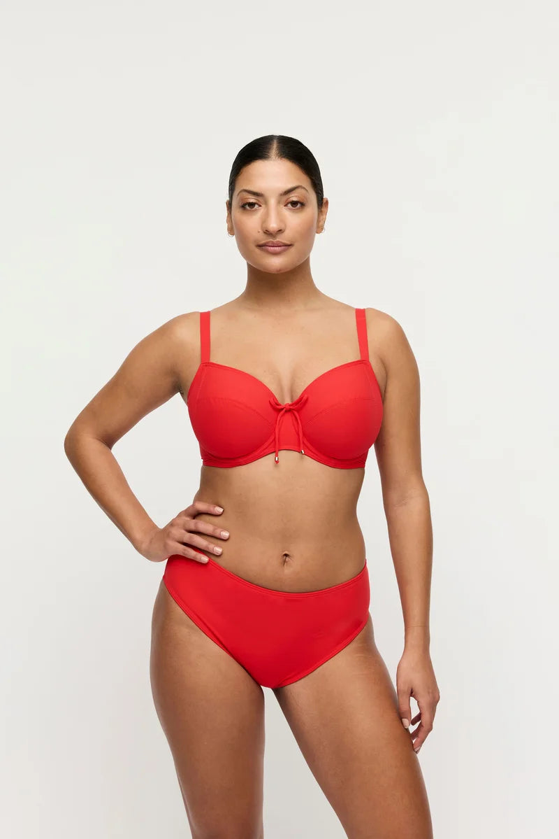 PrimaDonna Swimwear - Aswan Full Cup Bikini Top Fiesta Red