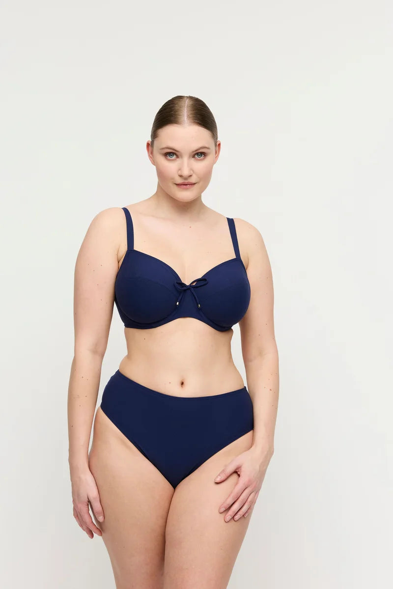 PrimaDonna Swimwear - Aswan Full Cup Bikini Top Water Blue