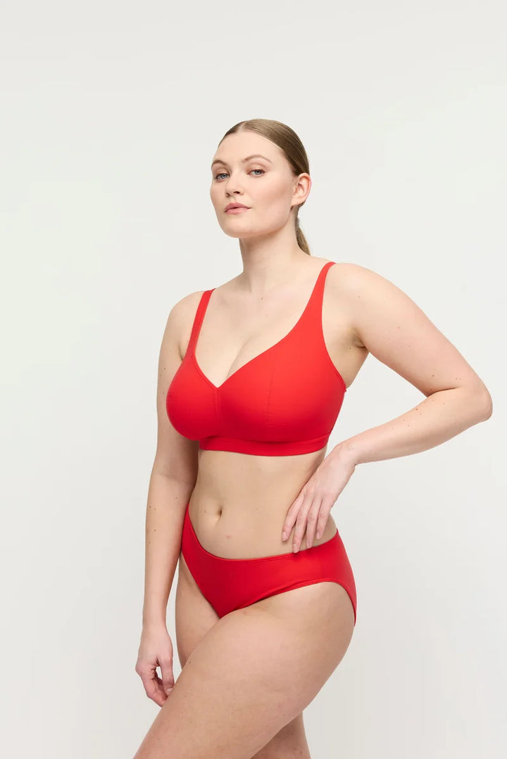 PrimaDonna Swimwear - Aswan Triangle Bikini Top Fiesta Red