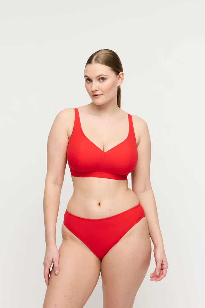 PrimaDonna Swimwear - Aswan Triangle Bikini Top Fiesta Red