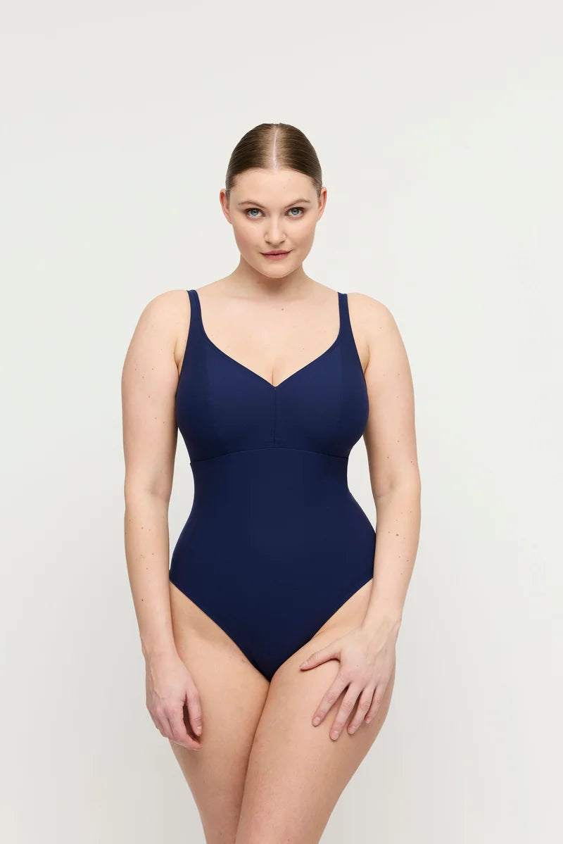 PrimaDonna Swimwear - Aswan Plunge Swimsuit Wireless Water Blue
