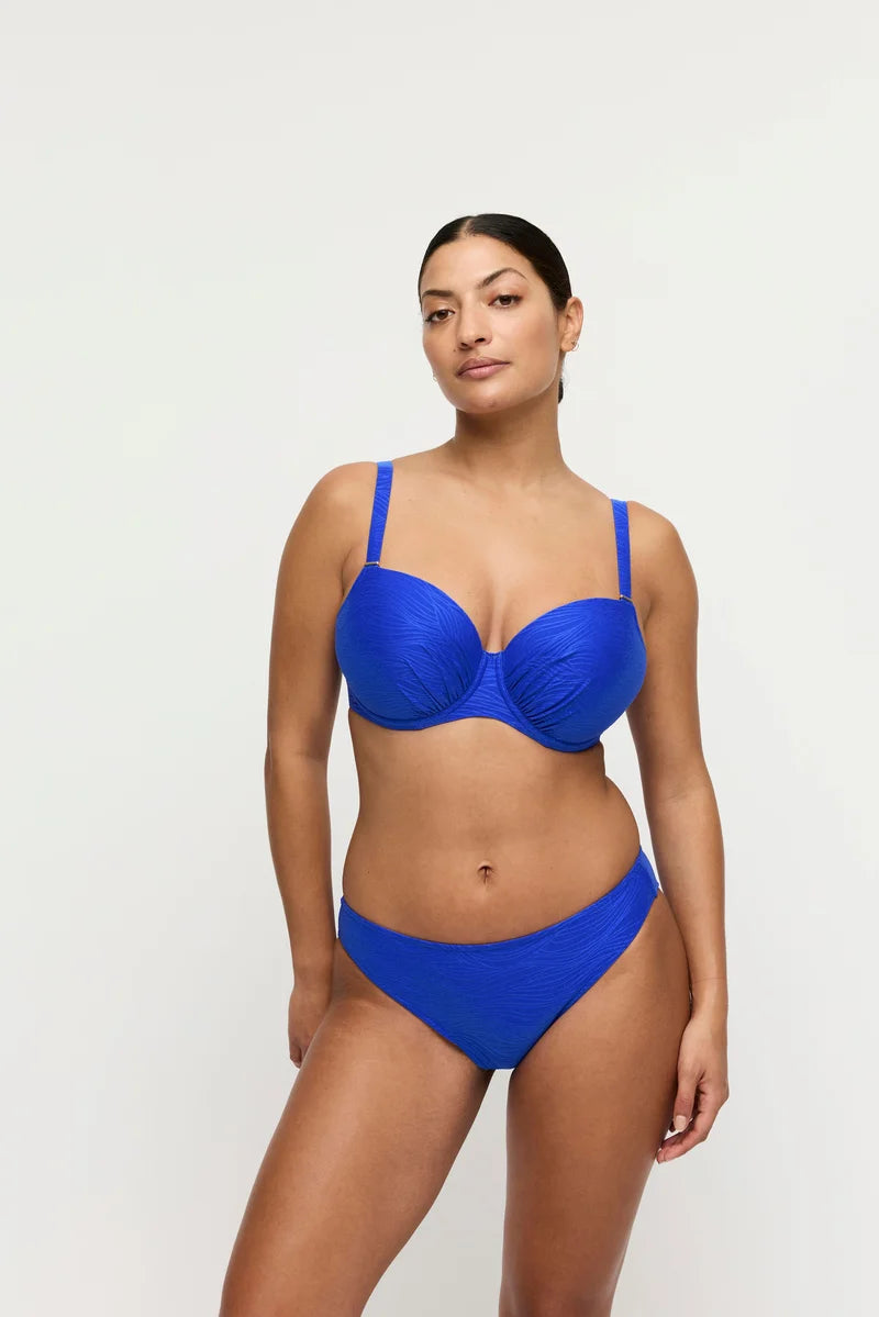PrimaDonna Swimwear - Mantas Padded Balcony Bikini Top Electric Blue