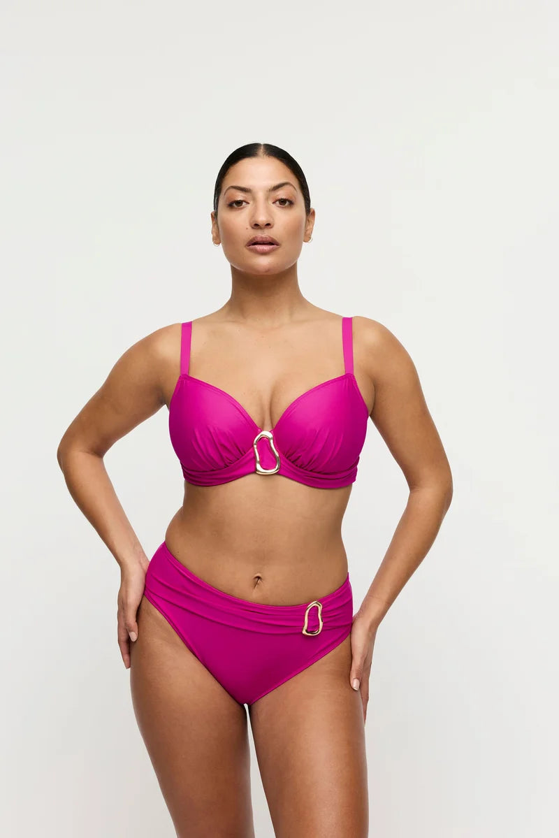 PrimaDonna Swimwear - Uvita Bikini Full Briefs Deep Magenta
