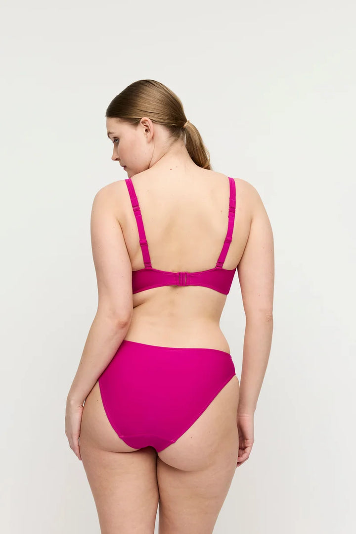 PrimaDonna Swimwear - Uvita Padded Plunge Bikini Top Deep Magenta