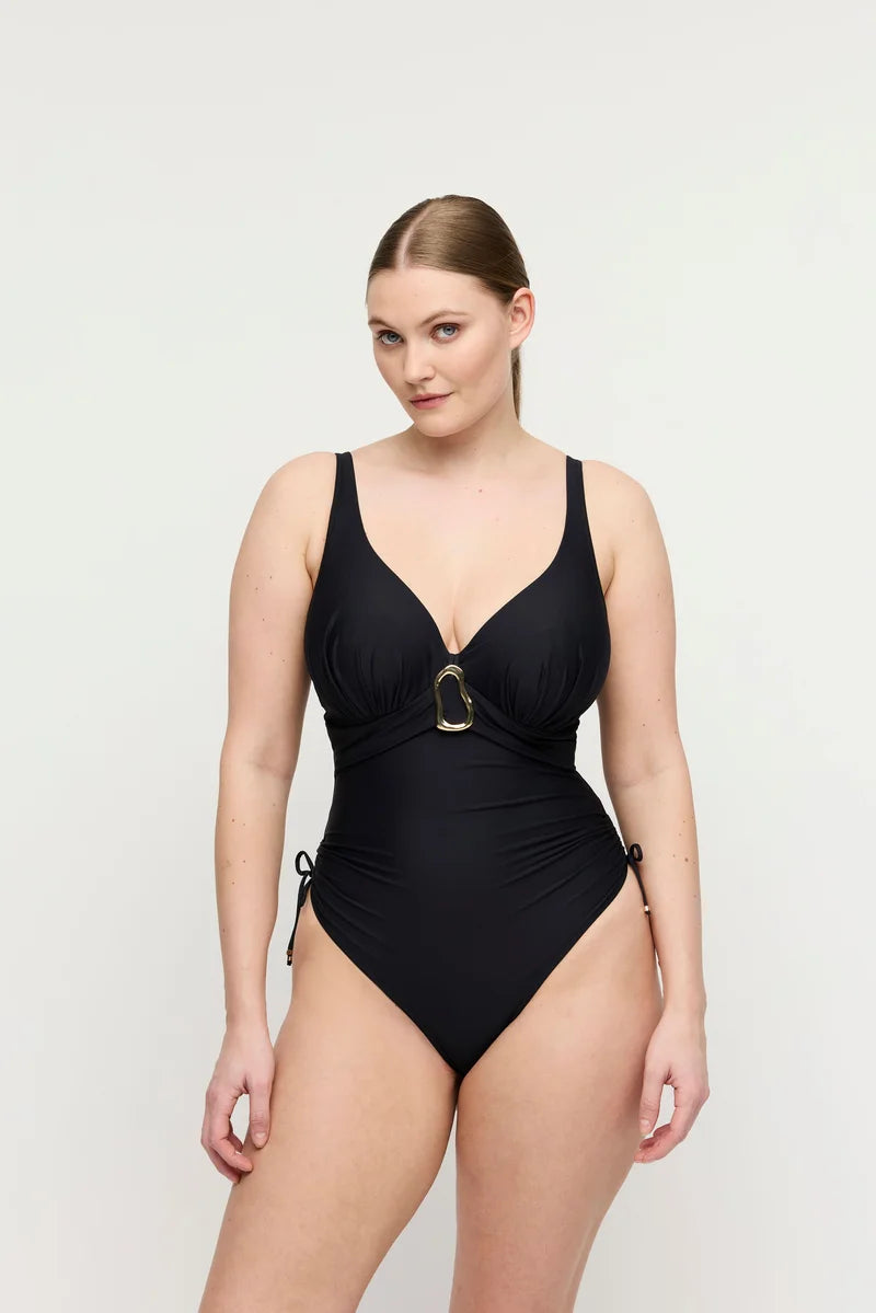 PrimaDonna Swimwear - Uvita Plunge Swimsuit Black