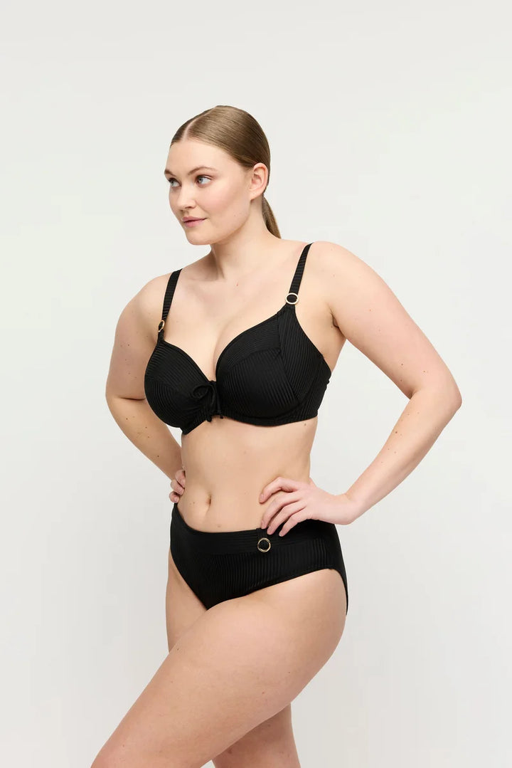 PrimaDonna Swimwear - Delray Full Cup Bikini Top Black