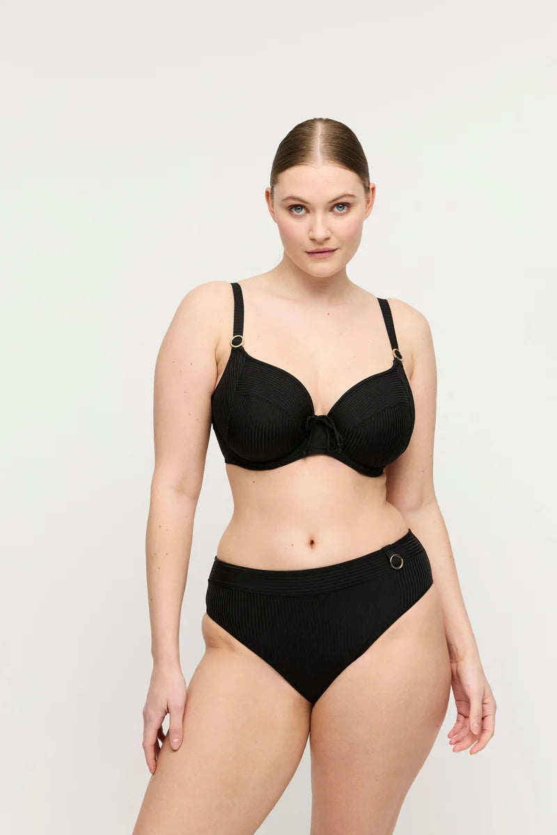 PrimaDonna Swimwear - Delray Full Cup Bikini Top Black