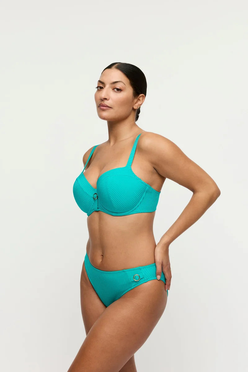 PrimaDonna Swimwear - Delray Padded Balcony Bikini Top Sea Turtle