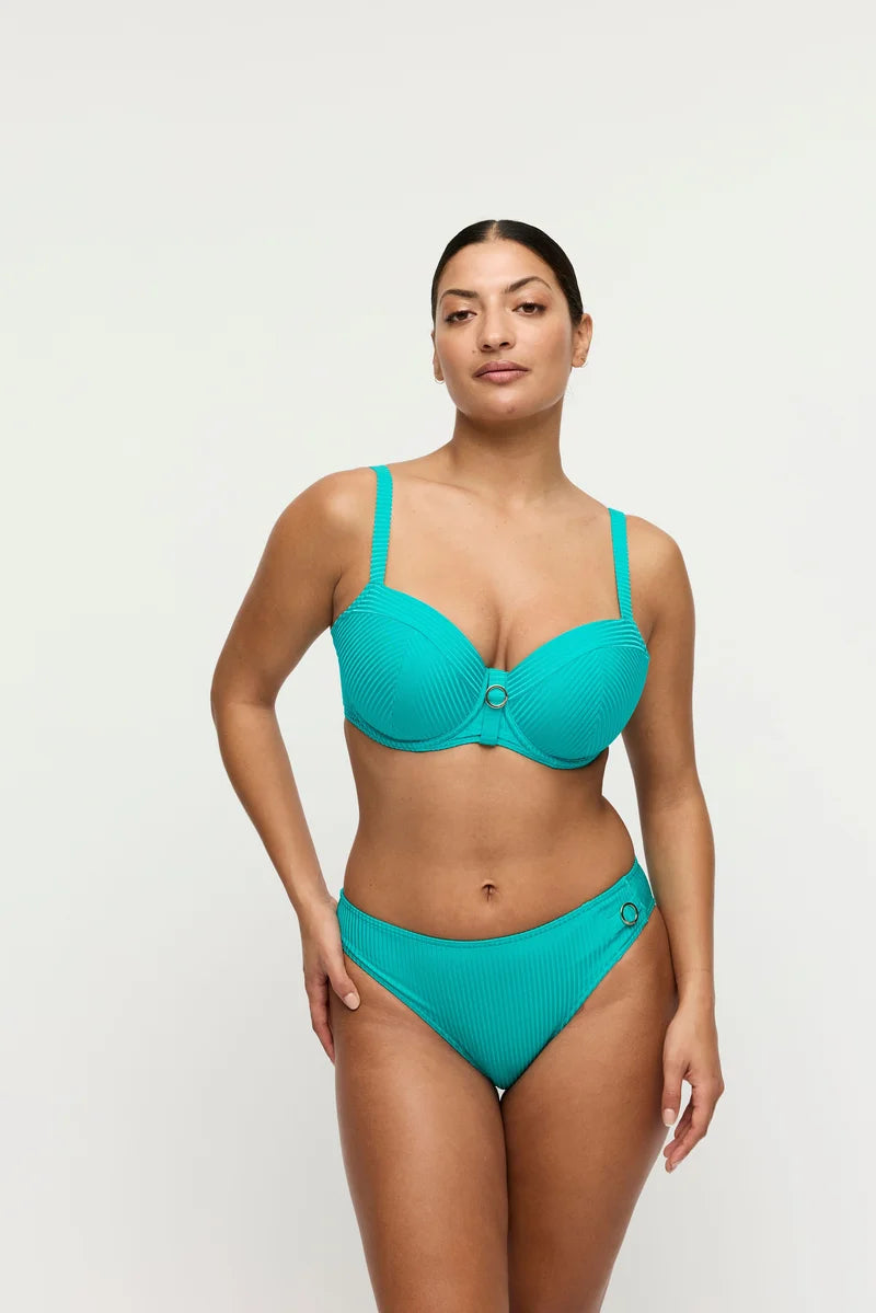 PrimaDonna Swimwear - Delray Padded Balcony Bikini Top Sea Turtle