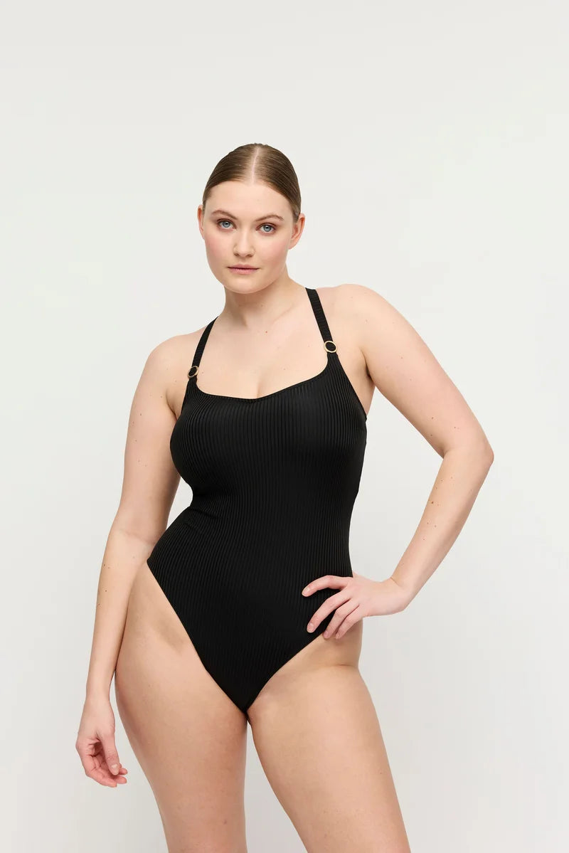 PrimaDonna Swimwear - Delray Padded Swimsuit Wireless Black