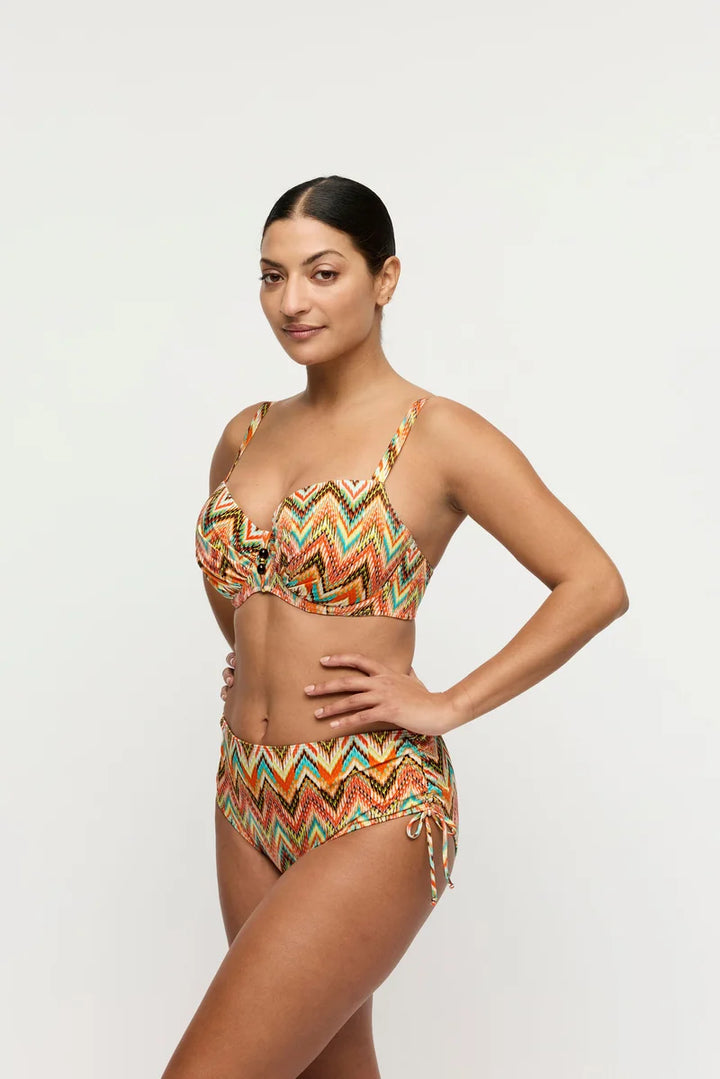 PrimaDonna Swimwear - Tubou Padded Balcony Bikini Top Ikat Summer