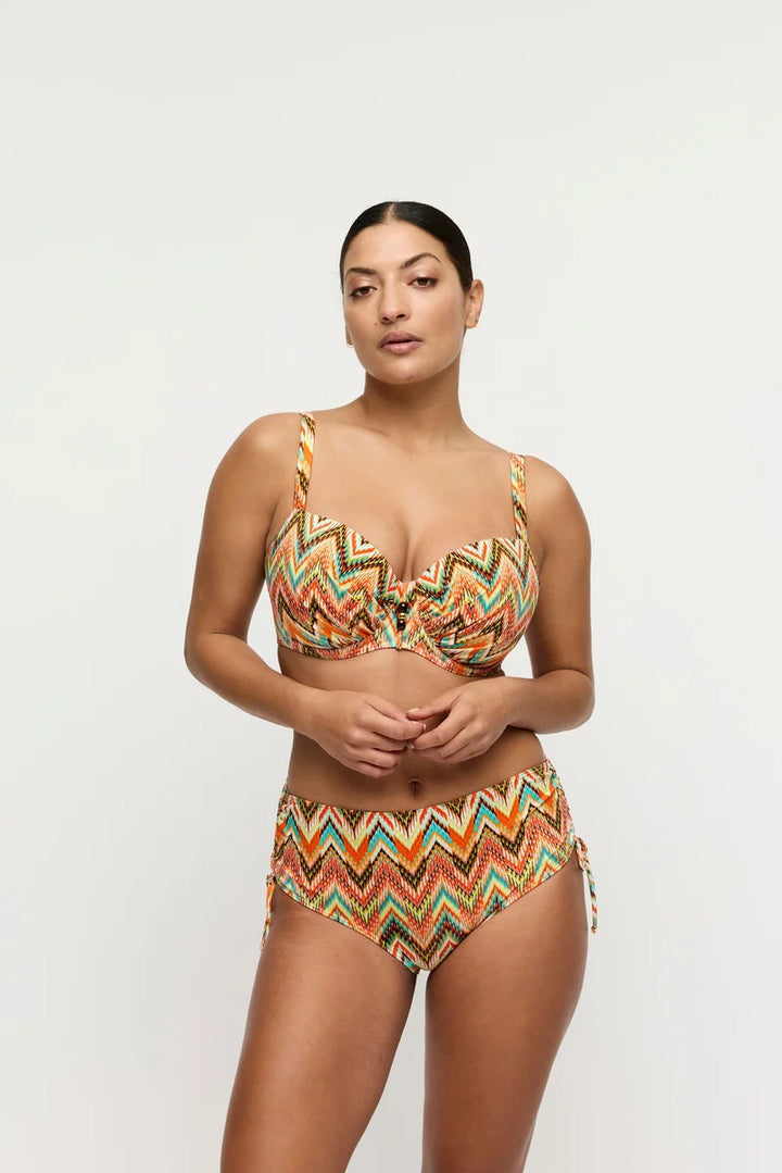 PrimaDonna Swimwear - Tubou Padded Balcony Bikini Top Ikat Summer