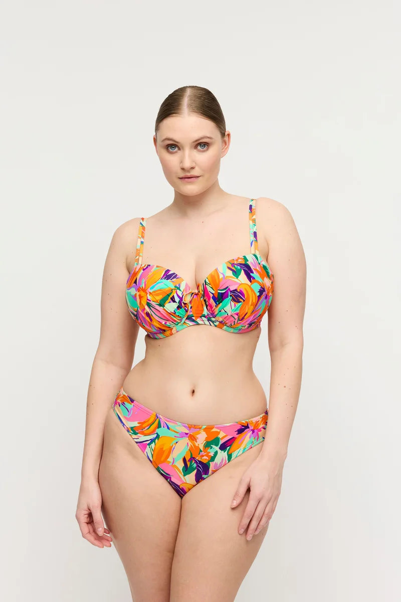 PrimaDonna Swimwear - Varadeo Padded Balcony Bikini Top Bright Tropics