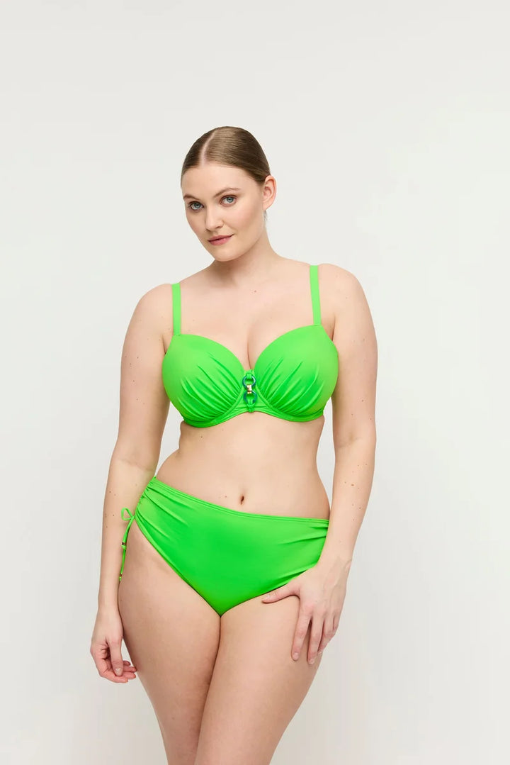 PrimaDonna Swimwear - Pilon Padded Balcony Bikini Top Neon Lime