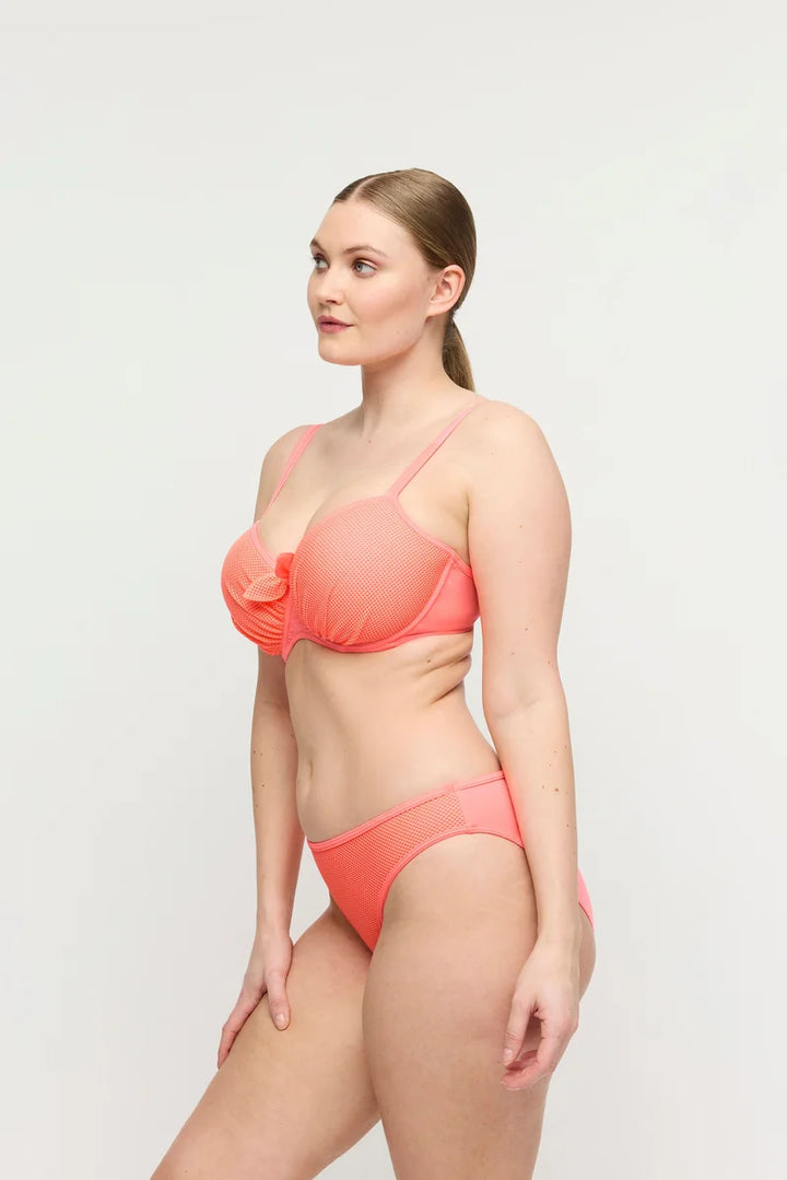 PrimaDonna Swimwear - Rivas Padded Balcony Bikini Top Neon Fiesta