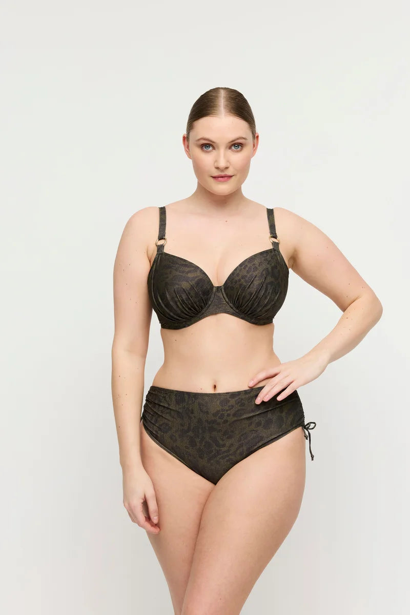 PrimaDonna Swimwear - Ratjada Full Cup Bikini Top Jungle Jaguar