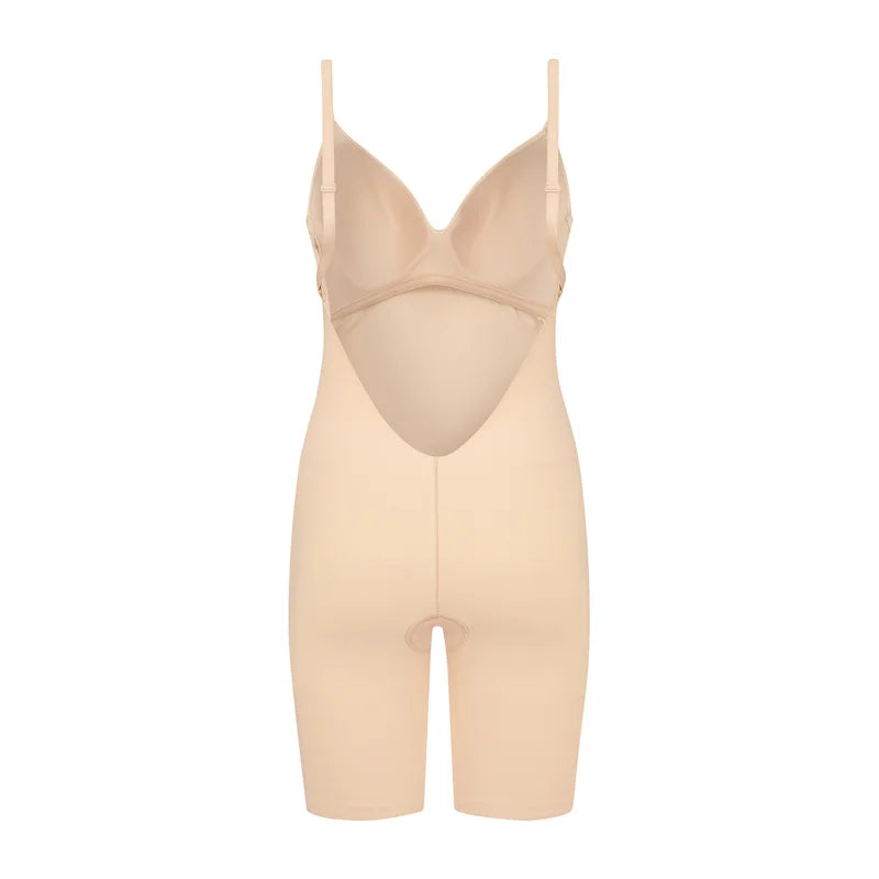 ByeBra - Low Back Shapewear (Light Support) Low Back Bodysuit Short Beige