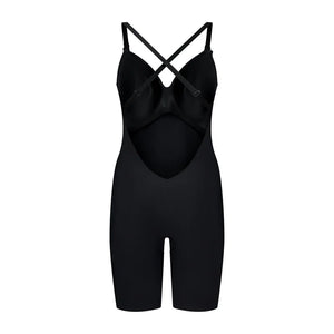 ByeBra - Low Back Shapewear (Light Support) Low Back Bodysuit Short Black