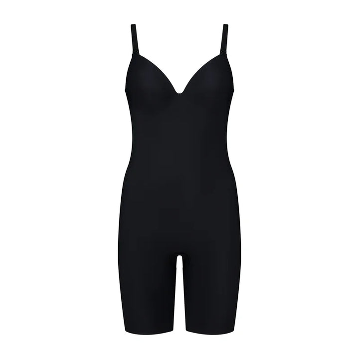 ByeBra - Low Back Shapewear (Light Support) Low Back Bodysuit Short Black