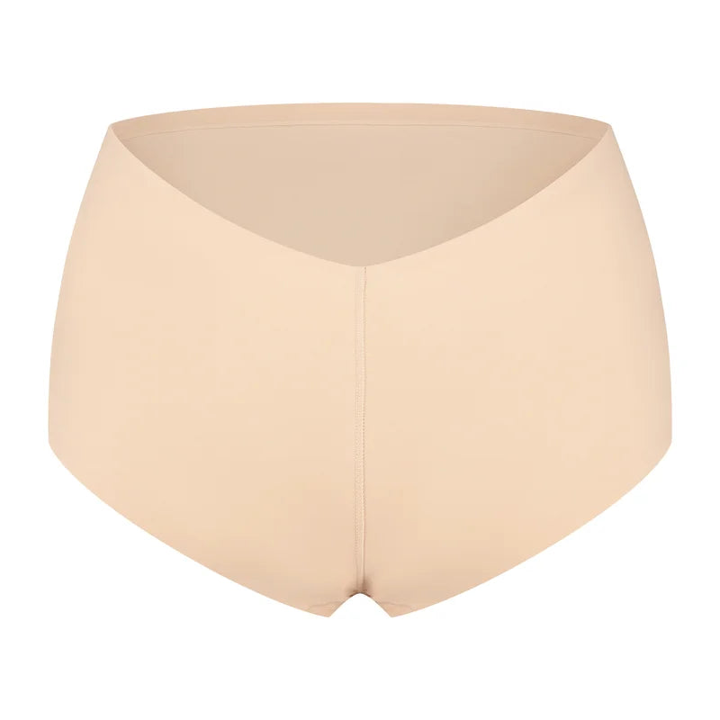 ByeBra - Low Back Shapewear (Light Support) Low Back Mid Waist Brief Beige