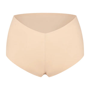 ByeBra - Low Back Shapewear (Light Support) Low Back Mid Waist Brief Beige