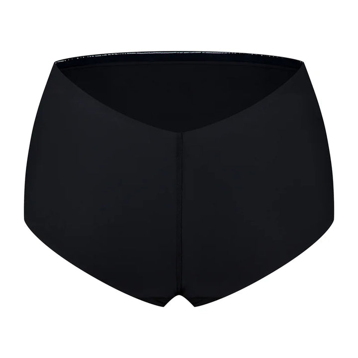 ByeBra - Low Back Shapewear (Light Support) Low Back Mid Waist Brief Black