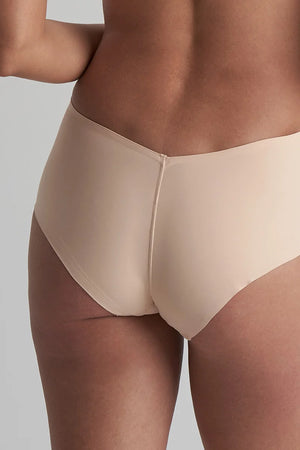 ByeBra - Low Back Shapewear (Light Support) Low Back Mid Waist Brief Beige
