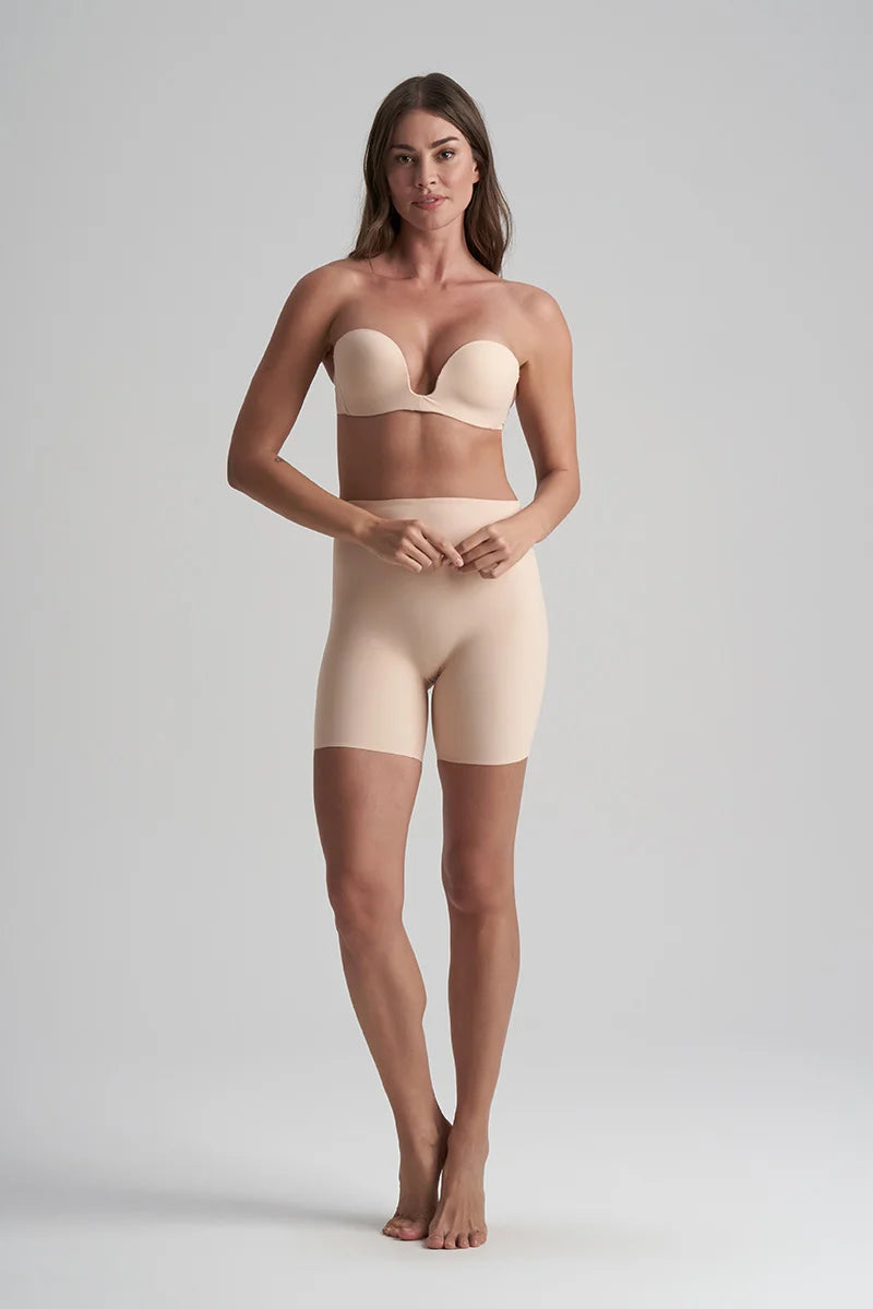 ByeBra - Low Back Shapewear (Light Support) Low Back Mid Waist Short Beige