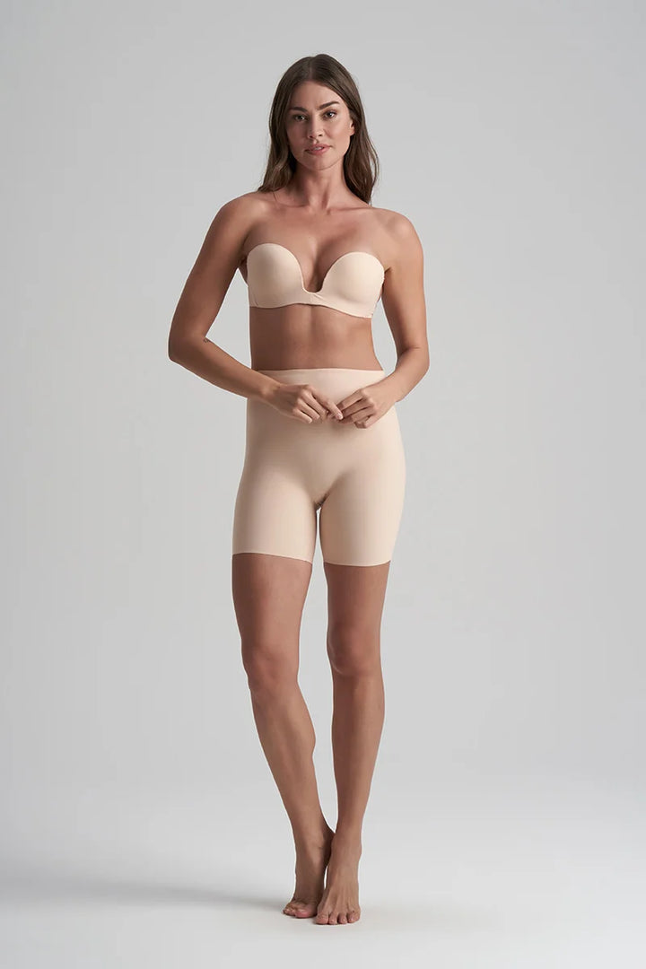 ByeBra - Low Back Shapewear (Light Support) Low Back Mid Waist Short Beige
