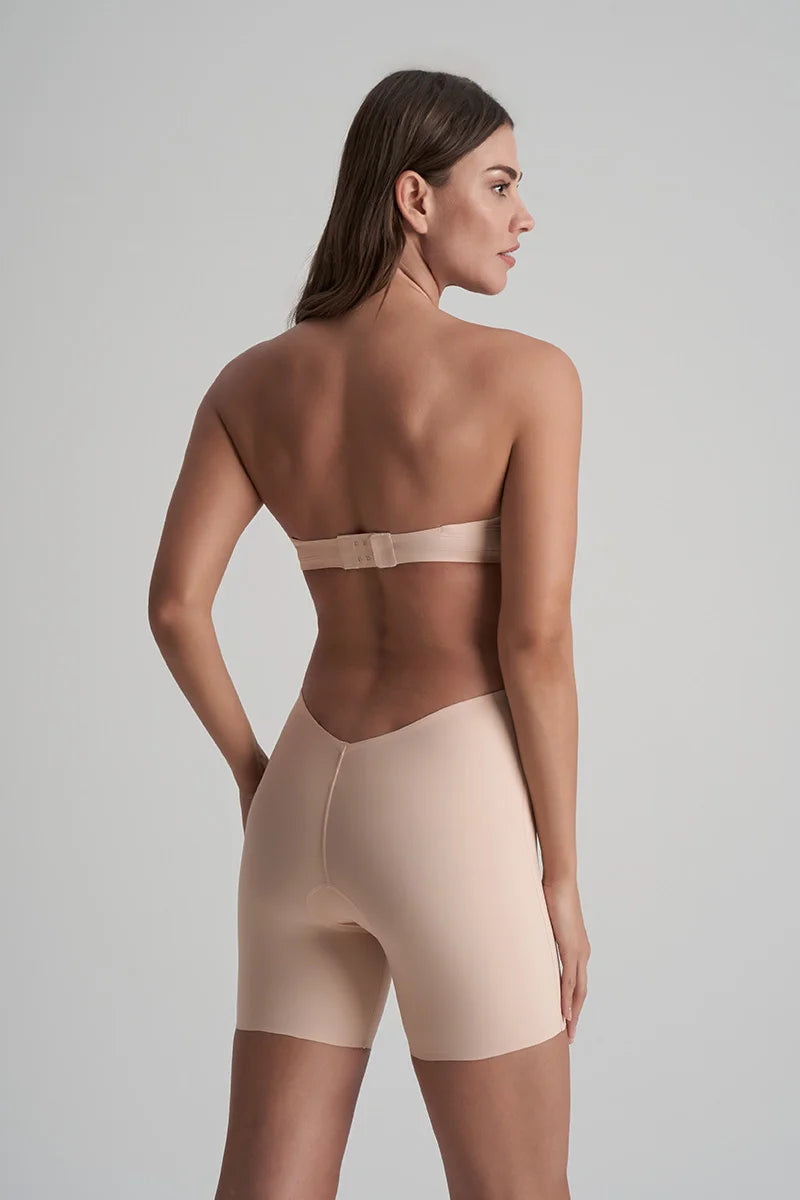 ByeBra - Low Back Shapewear (Light Support) Low Back Mid Waist Short Beige