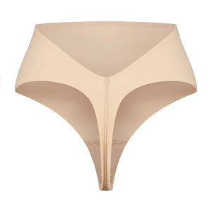 ByeBra - Low Back Shapewear (Light Support) Low Back Mid Waist Thong Beige