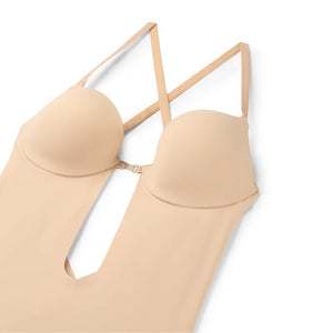 ByeBra - Low Back Shapewear (Light Support) Low Back Sensual Bodysuit Beige