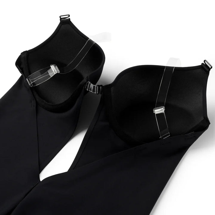 ByeBra - Low Back Shapewear (Light Support) Low Back Sensual Bodysuit Black