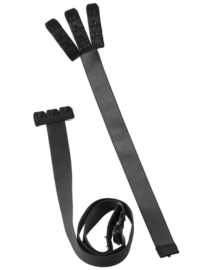 ByeBra - Special Solutions Low Back Straps 3-Hooks Beige, Black & White