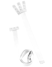 ByeBra - Special Solutions Low Back Straps 3-Hooks Beige, Black & White