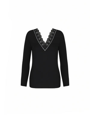 Antigel by Lise Charmel - Icone Business Long Sleeved Top Pied De Poule