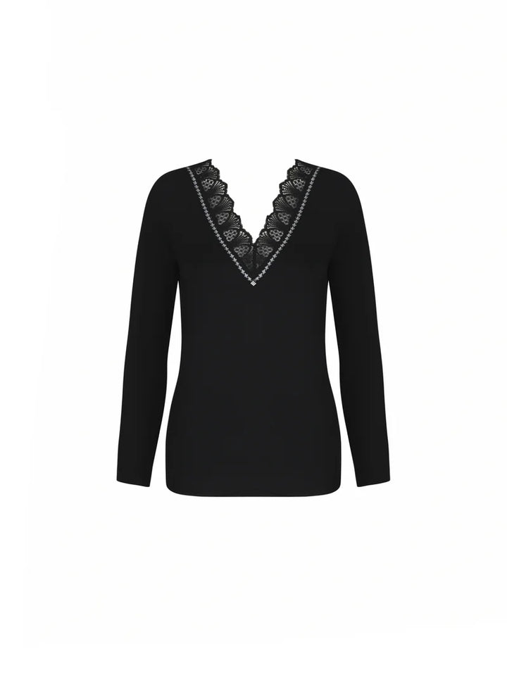 Antigel by Lise Charmel - Icone Business Long Sleeved Top Pied De Poule