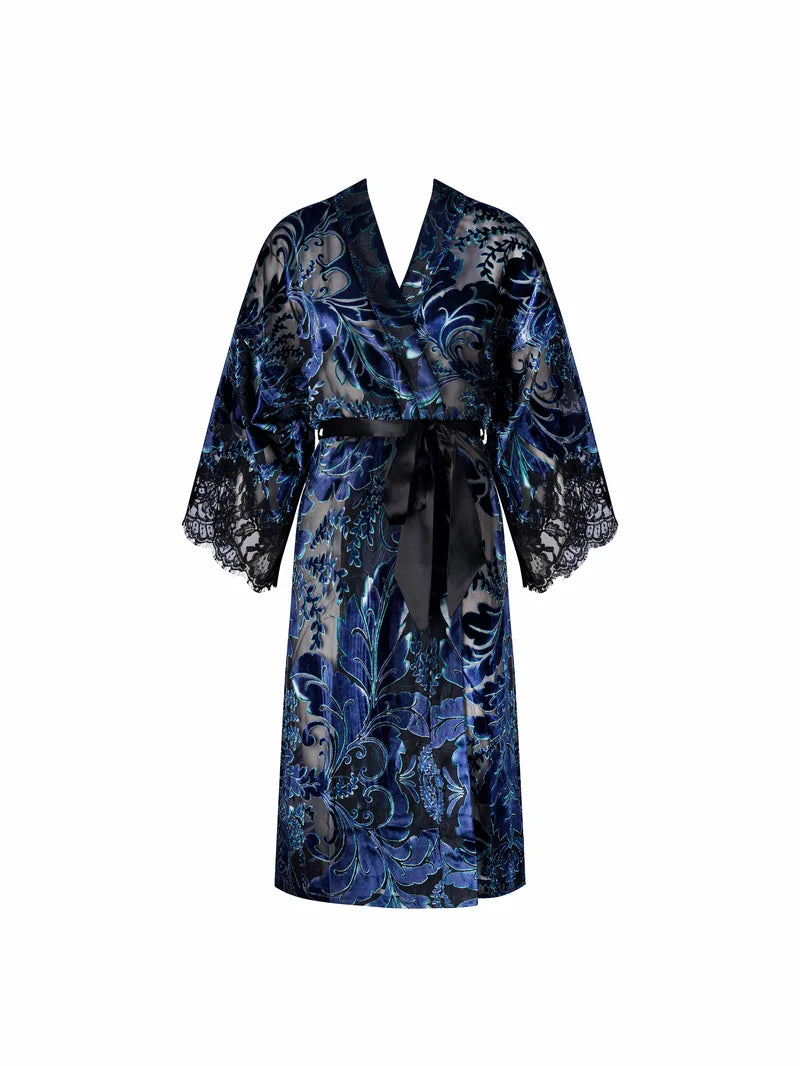 Lise Charmel - Eclat Joaillerie Mid-Length Negligee Gown Eclat Saphir