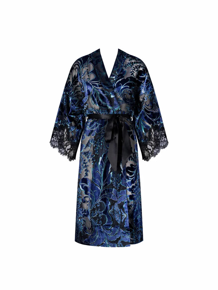 Lise Charmel - Eclat Joaillerie Mid-Length Negligee Gown Eclat Saphir