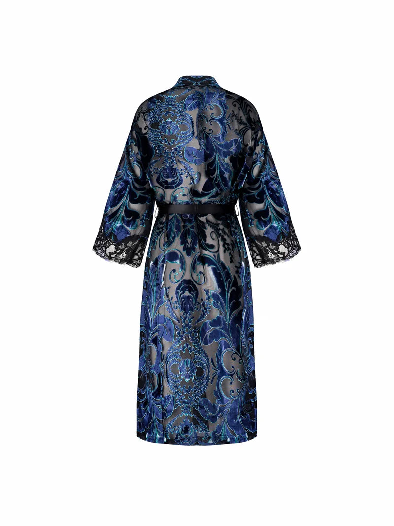 Lise Charmel - Eclat Joaillerie Mid-Length Negligee Gown Eclat Saphir