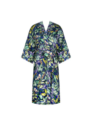 Lise Charmel - Bain De Nature Mid-Length Negligee Gown Vert Parme