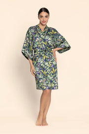 Lise Charmel - Bain De Nature Mid-Length Negligee Gown Vert Parme