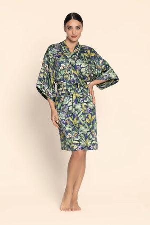 Lise Charmel - Bain De Nature Mid-Length Negligee Gown Vert Parme