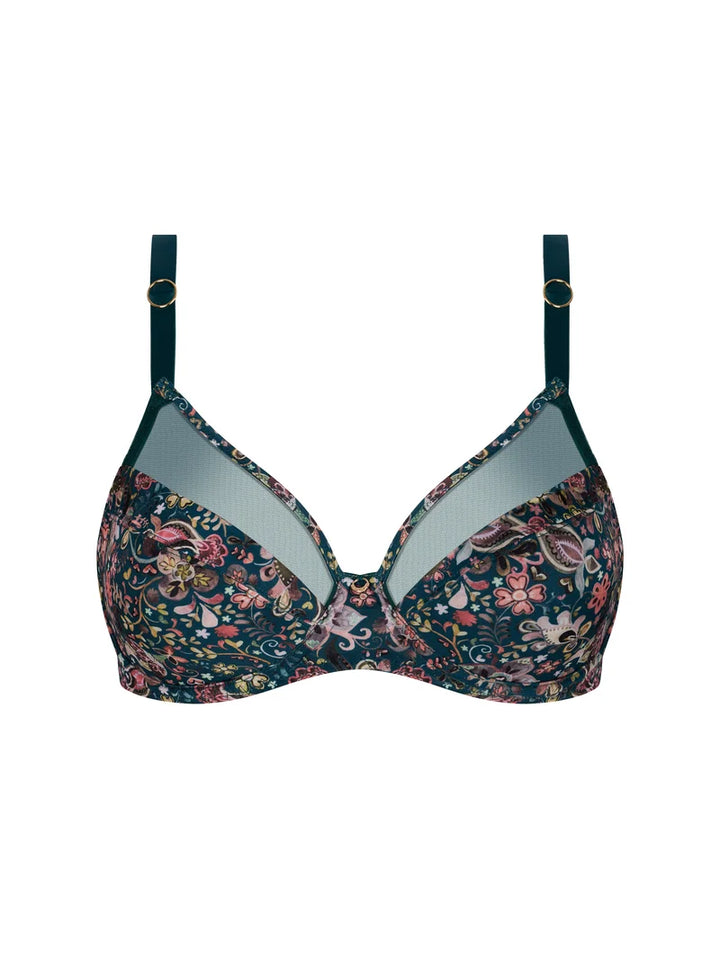 Antigel by Lise Charmel - Boheme Intime Busty Padded Triangle Bra Vert Boheme