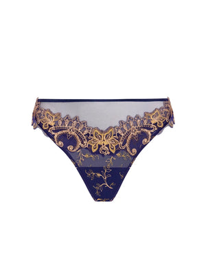 Lise Charmel - Grand Soir Saphir Couture Thong Marine Or