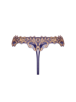 Lise Charmel - Grand Soir Saphir Couture Thong Marine Or