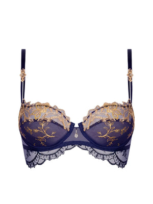 Lise Charmel - Grand Soir Saphir Half Cup Bra Marine Or