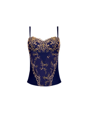 Lise Charmel - Grand Soir Saphir Bustier Marine Or