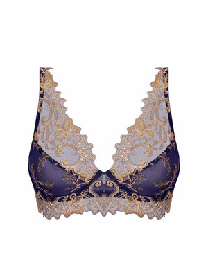 Lise Charmel - Grand Soir Saphir Glam Push Up Bra Marine Or
