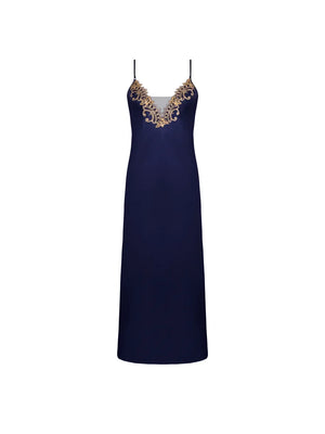 Lise Charmel - Grand Soir Saphir Long Nighty Marine Or